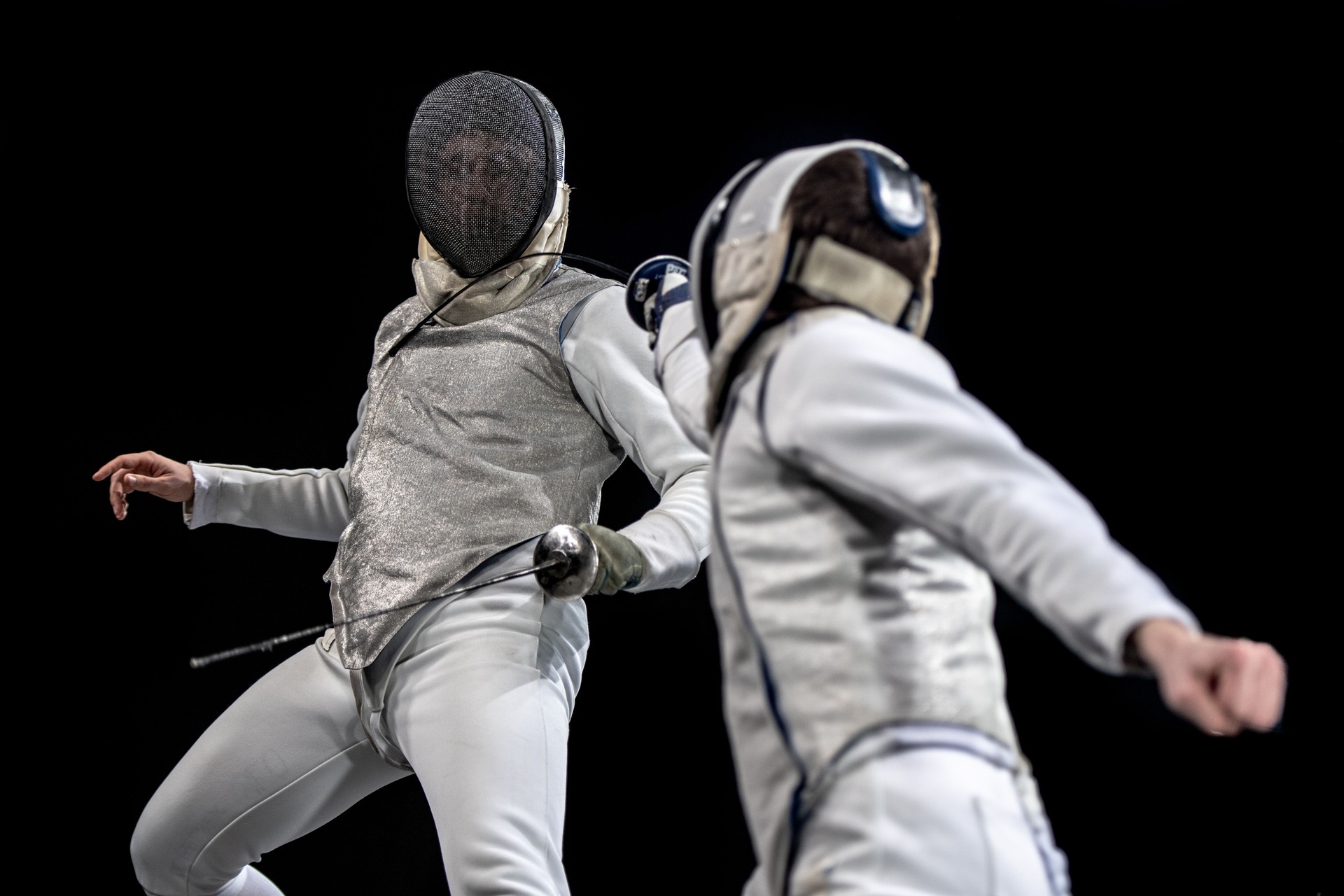 Fencing sport competition